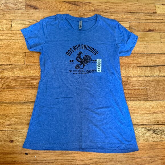 NWOT San Luis Obispo Boo Boo Records Soft Womens Graphic Tee - Picture 1 of 8